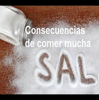 Consecuencias de consumir mucha sal