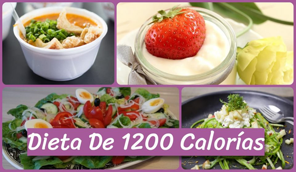 Dieta 1200 calorías recomendada